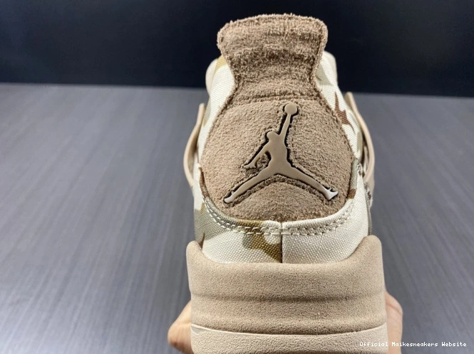 Official Maikesneakers Air 4 DJ1193-200 Jordan x Aleali May Camo 0728
